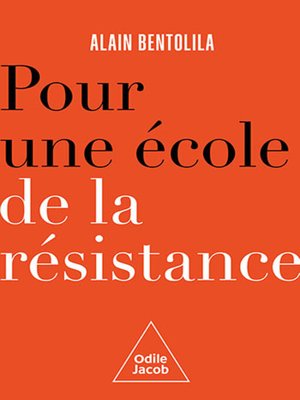 cover image of Pour une école de la résistance